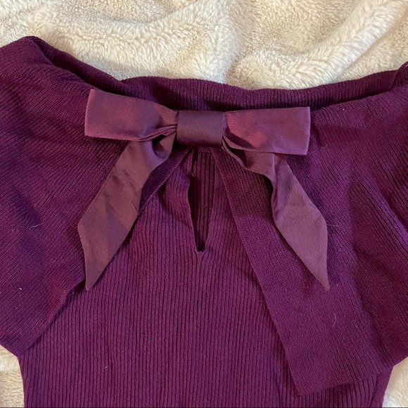 WH/BM Bow Back Sweater - Picture 4 of 7